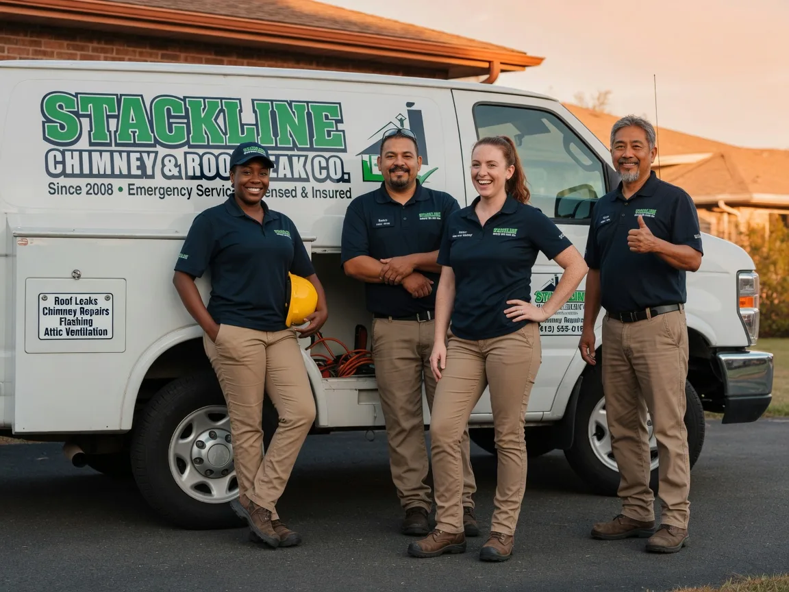 Chimney flashing repair company in Marietta, IL